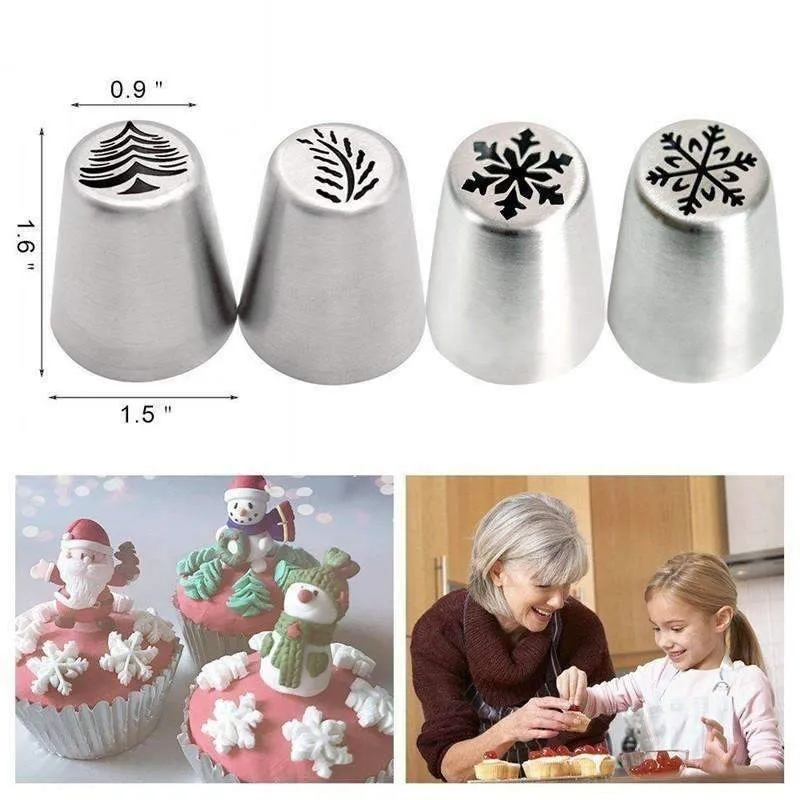Gotolovely™ Christmas Piping Nozzles Kit