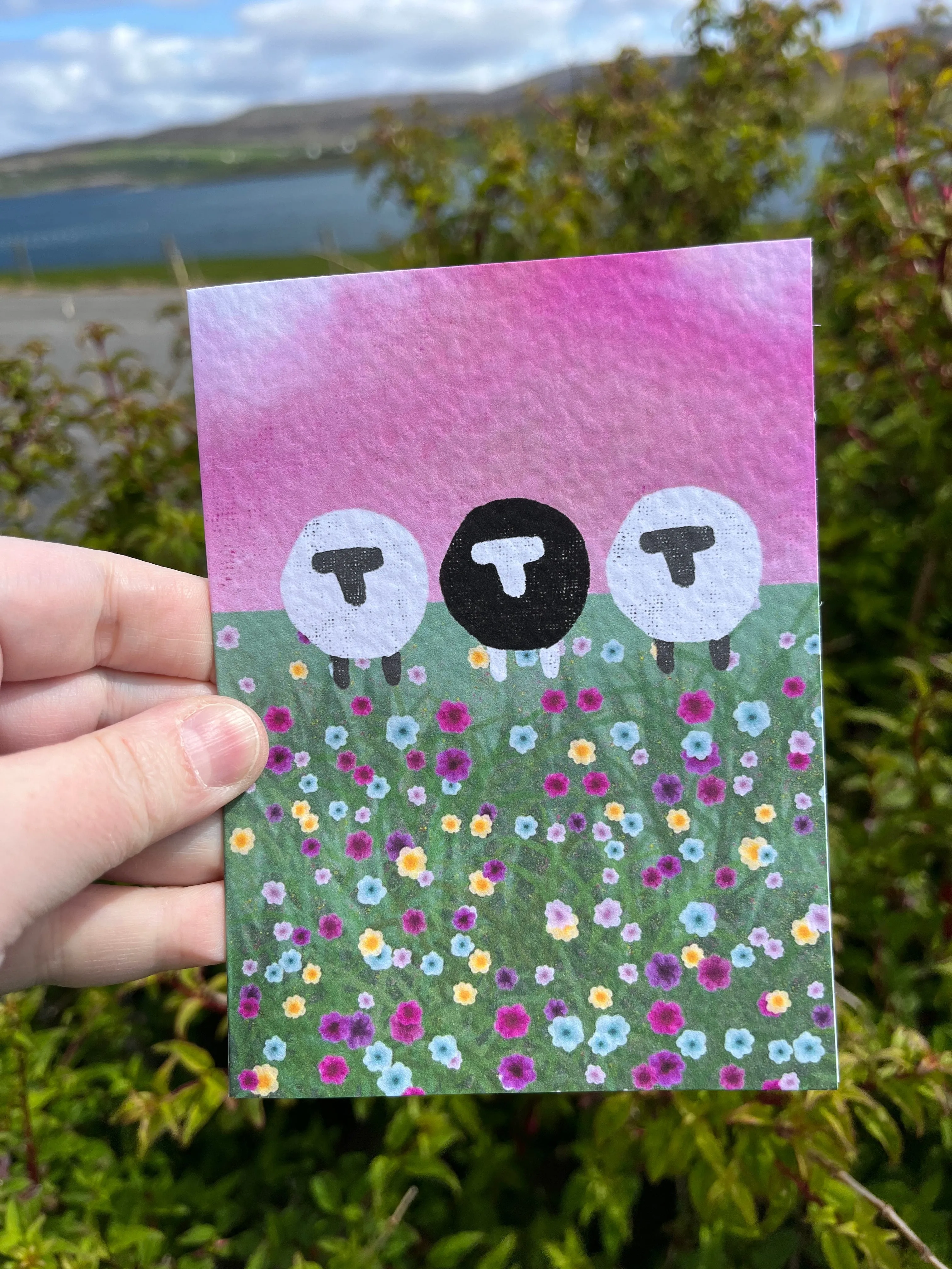 Greetings Card | Sheep - Personalised Birthday Card, Anniversary Card, Valentines Card