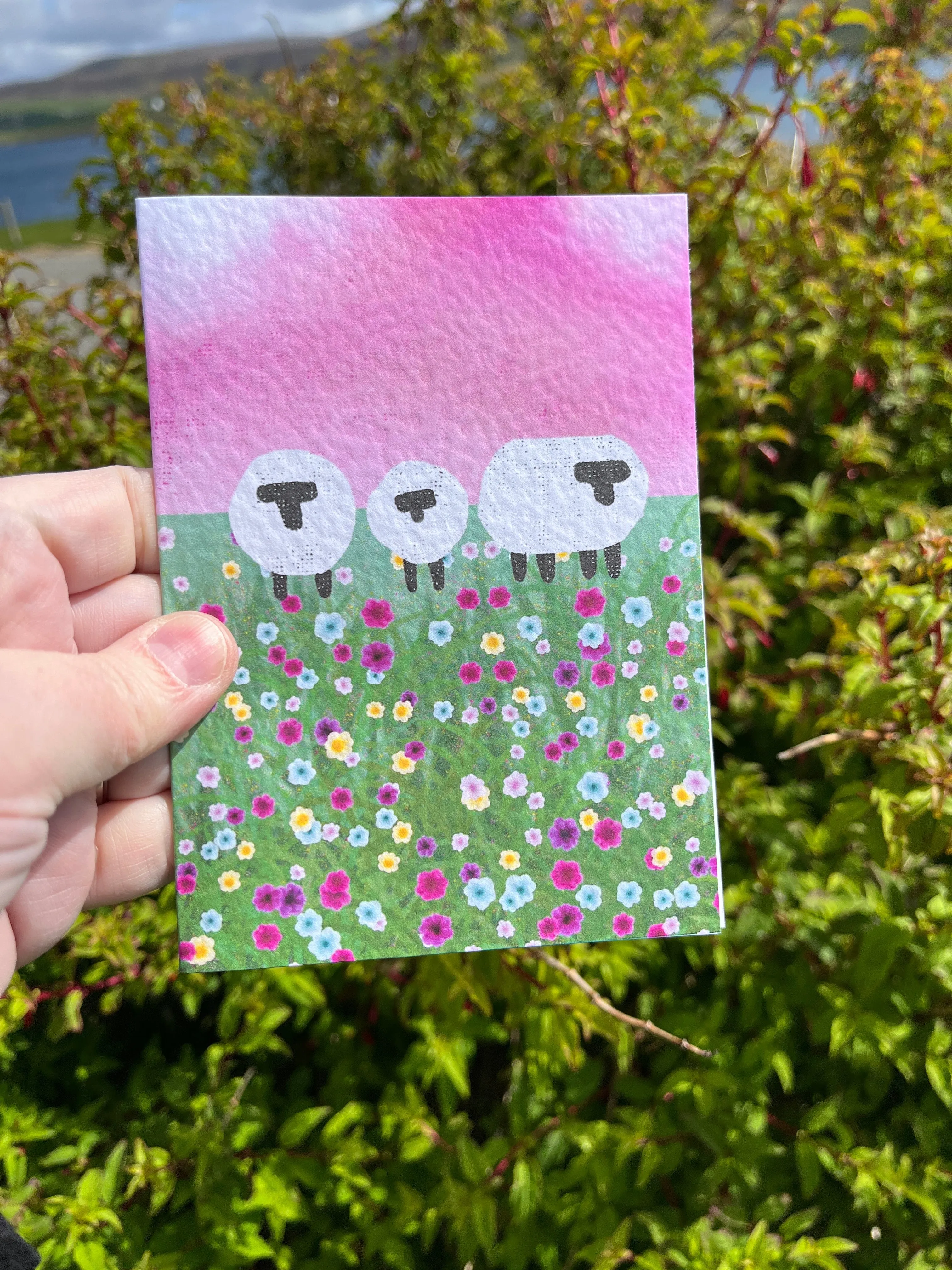 Greetings Card | Sheep - Personalised Birthday Card, Anniversary Card, Valentines Card