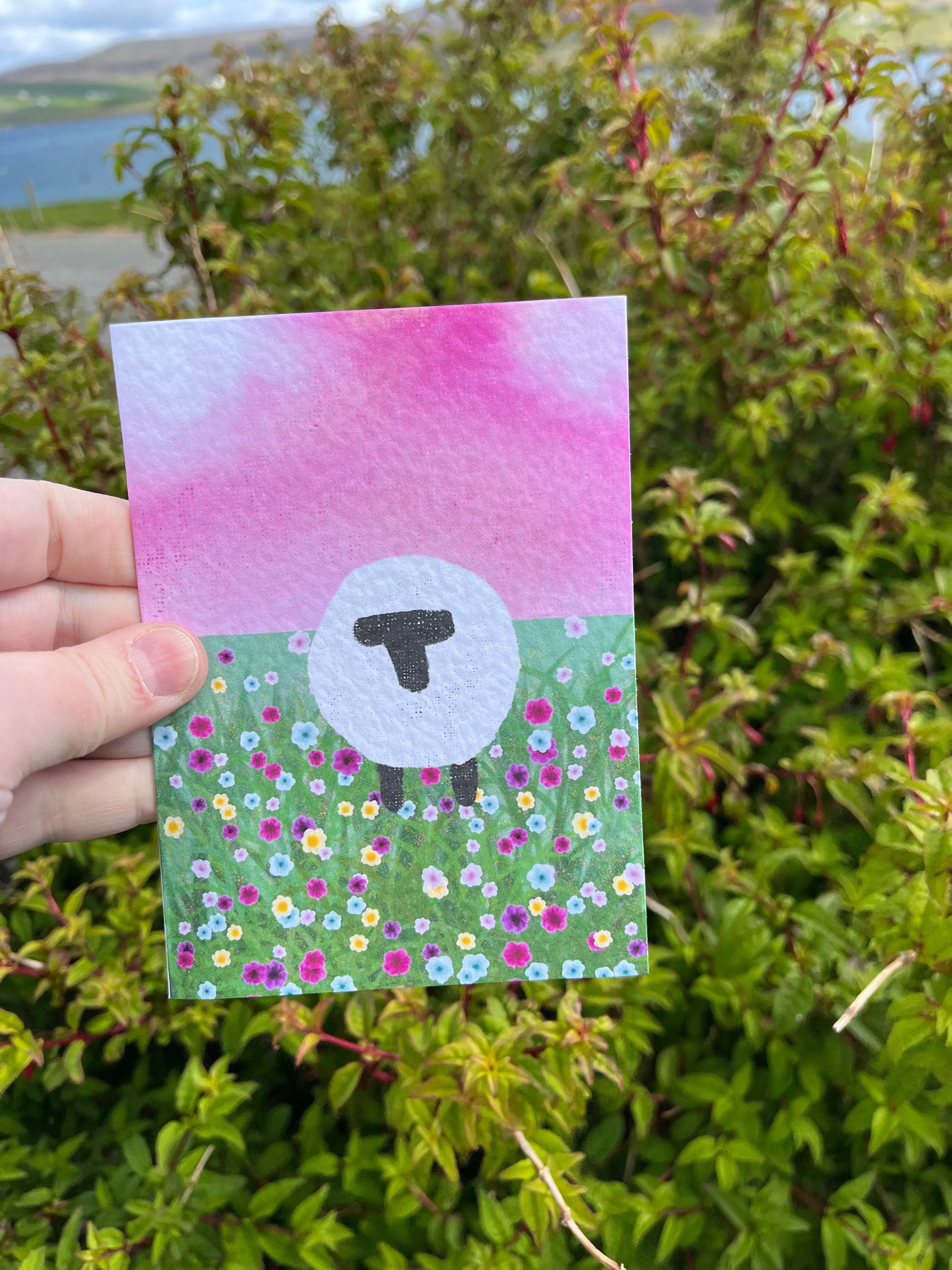 Greetings Card | Sheep - Personalised Birthday Card, Anniversary Card, Valentines Card