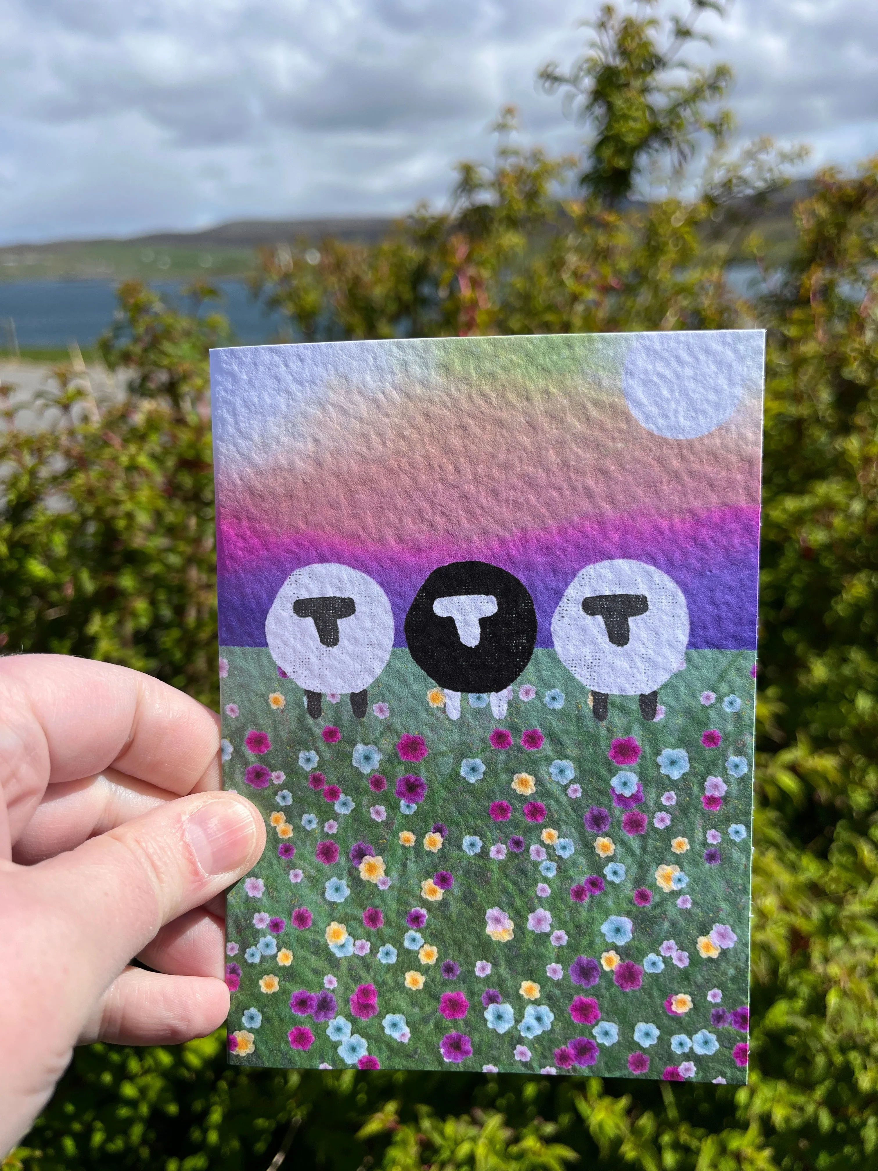 Greetings Card | Sheep - Personalised Birthday Card, Anniversary Card, Valentines Card