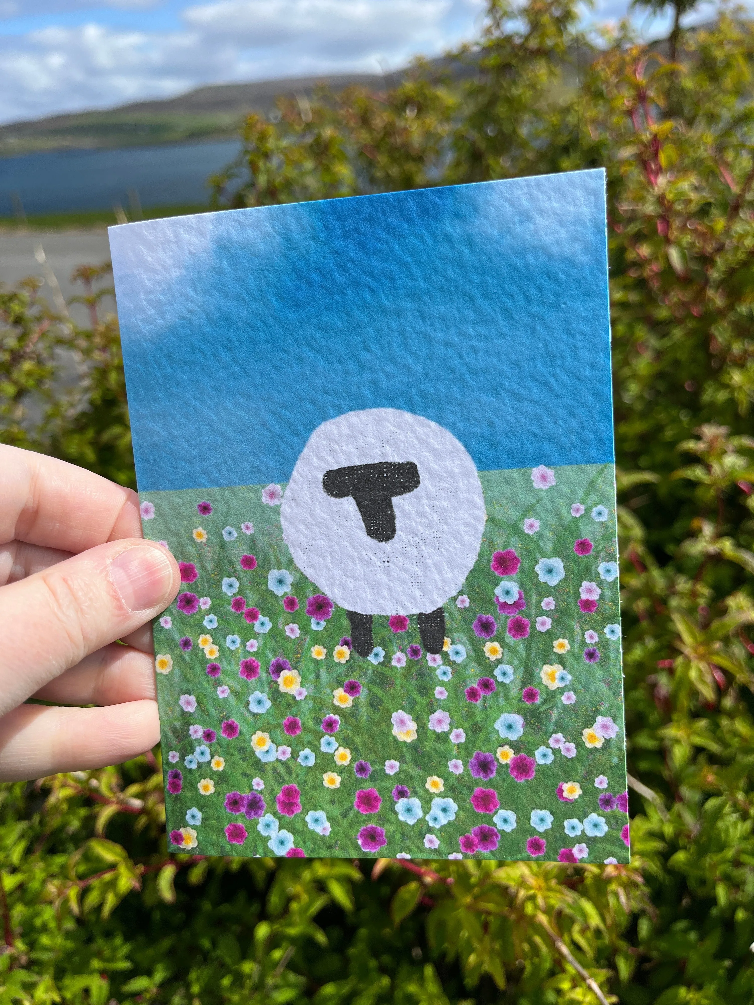 Greetings Card | Sheep - Personalised Birthday Card, Anniversary Card, Valentines Card