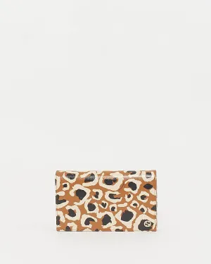 Gucci Animal Print Leather Wallet on Chain