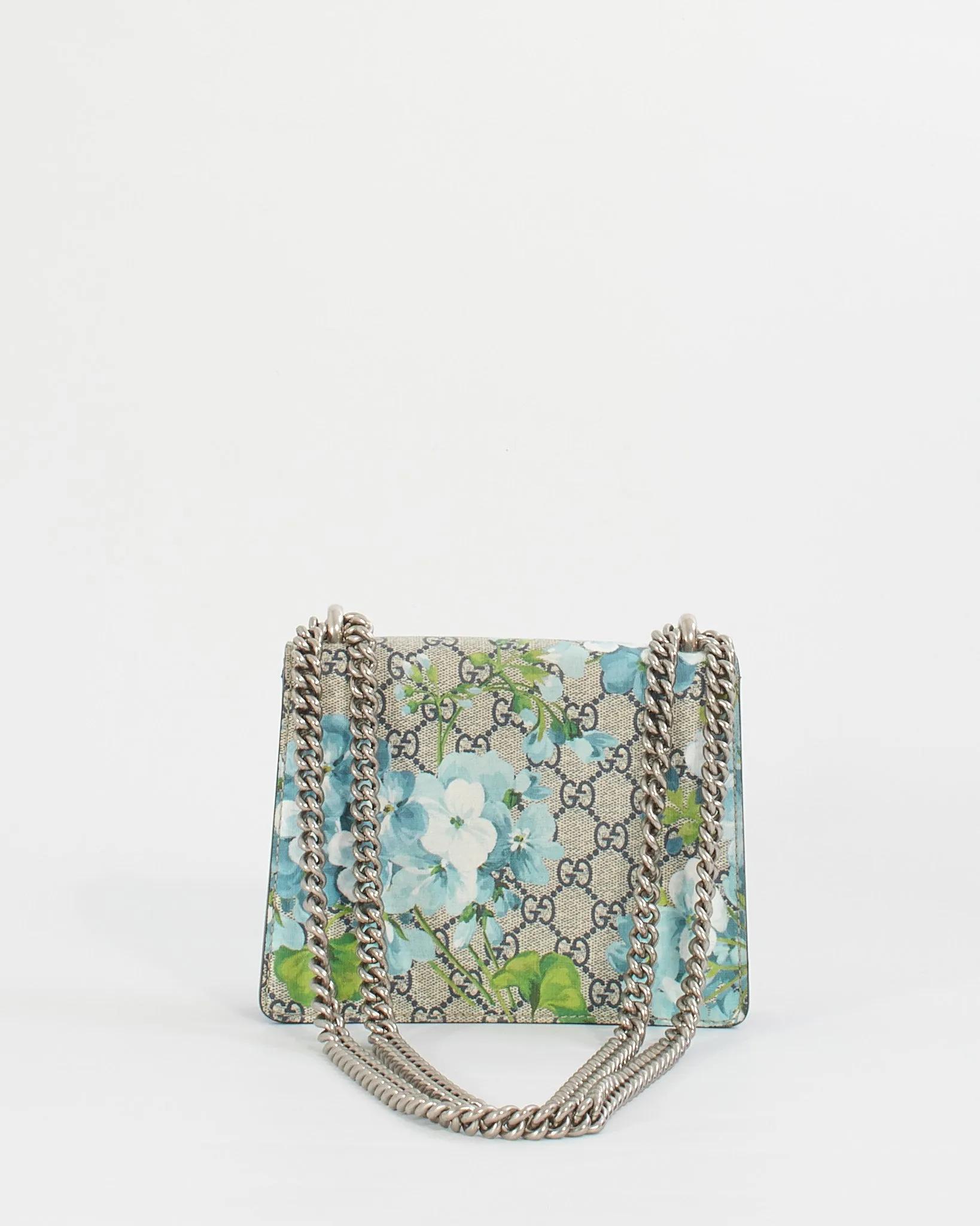Gucci Blue Canvas GG Supreme Dionysus Blooms Mini Bag