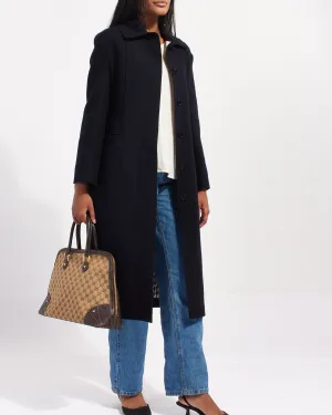 Gucci Brown GG Monogram Canvas Top Handle Tote