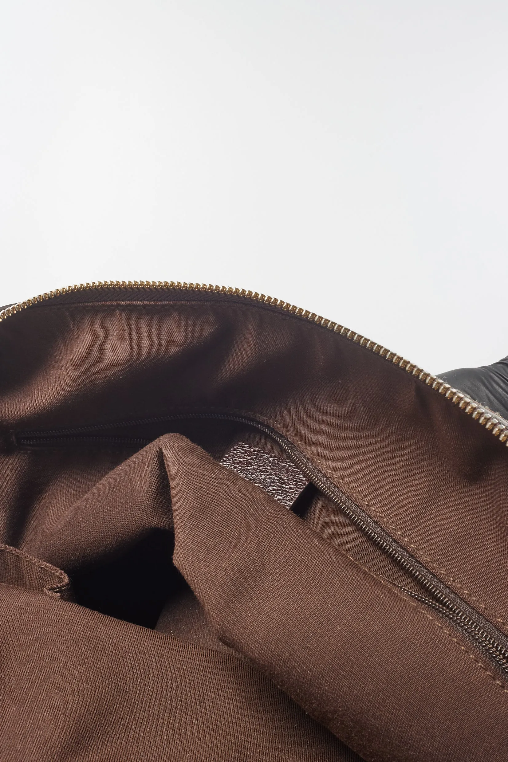 Gucci Brown/Beige Monogram Canvas Princy Sherry GG Tote Bag