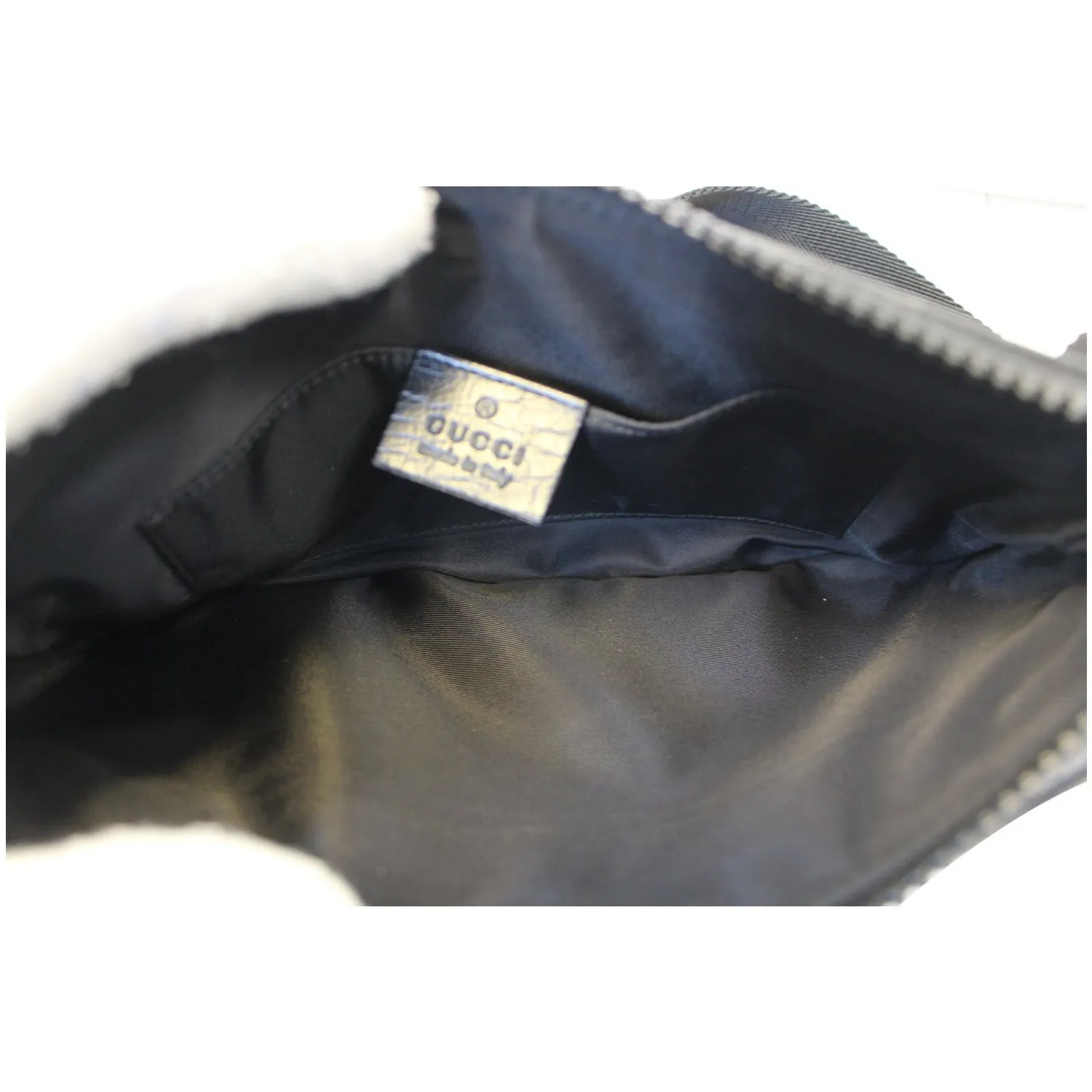 GUCCI GG Supreme Monogram Waist Bum Bag Black 161833