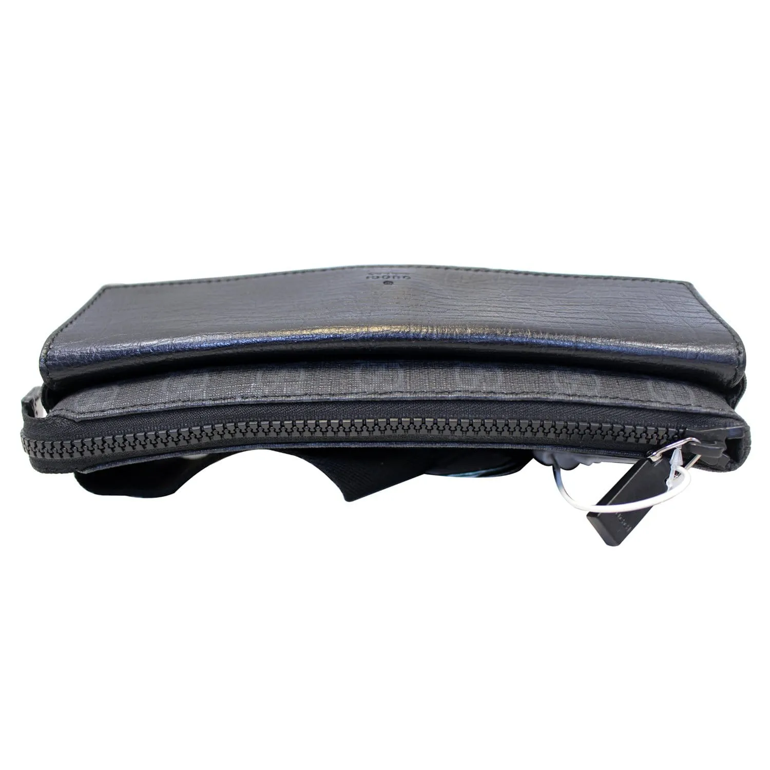 GUCCI GG Supreme Monogram Waist Bum Bag Black 161833