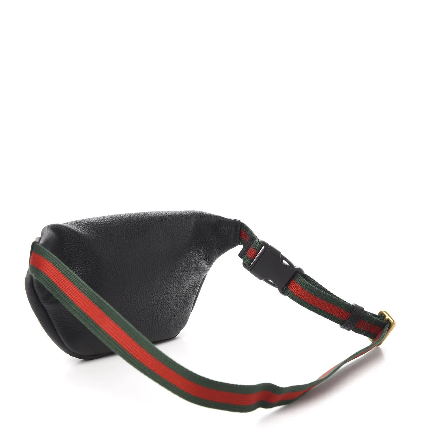 Gucci Logo Belt Bag in Black Leather