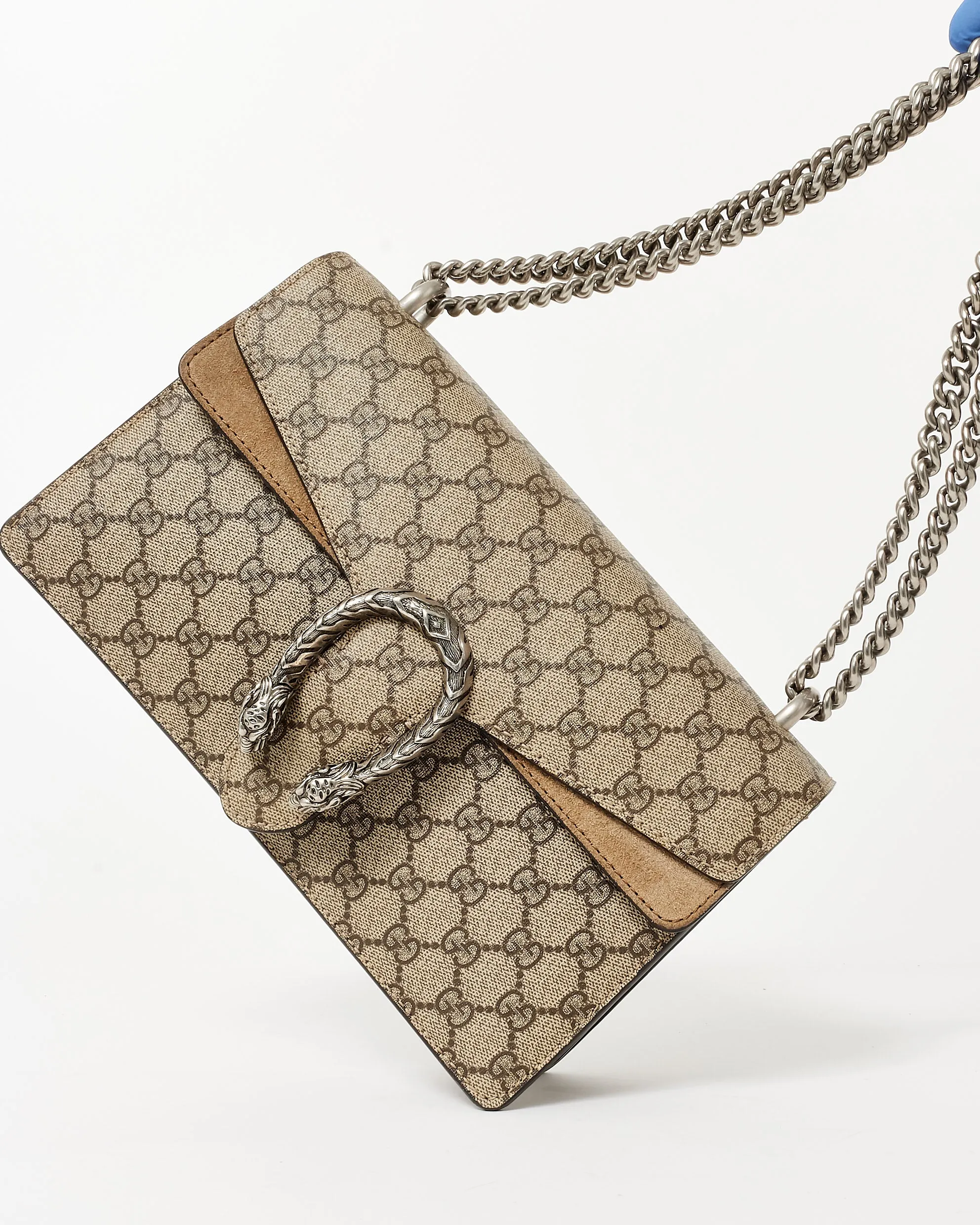 Gucci Monogram Coated Canvas Small Dionysus Shoulder Bag