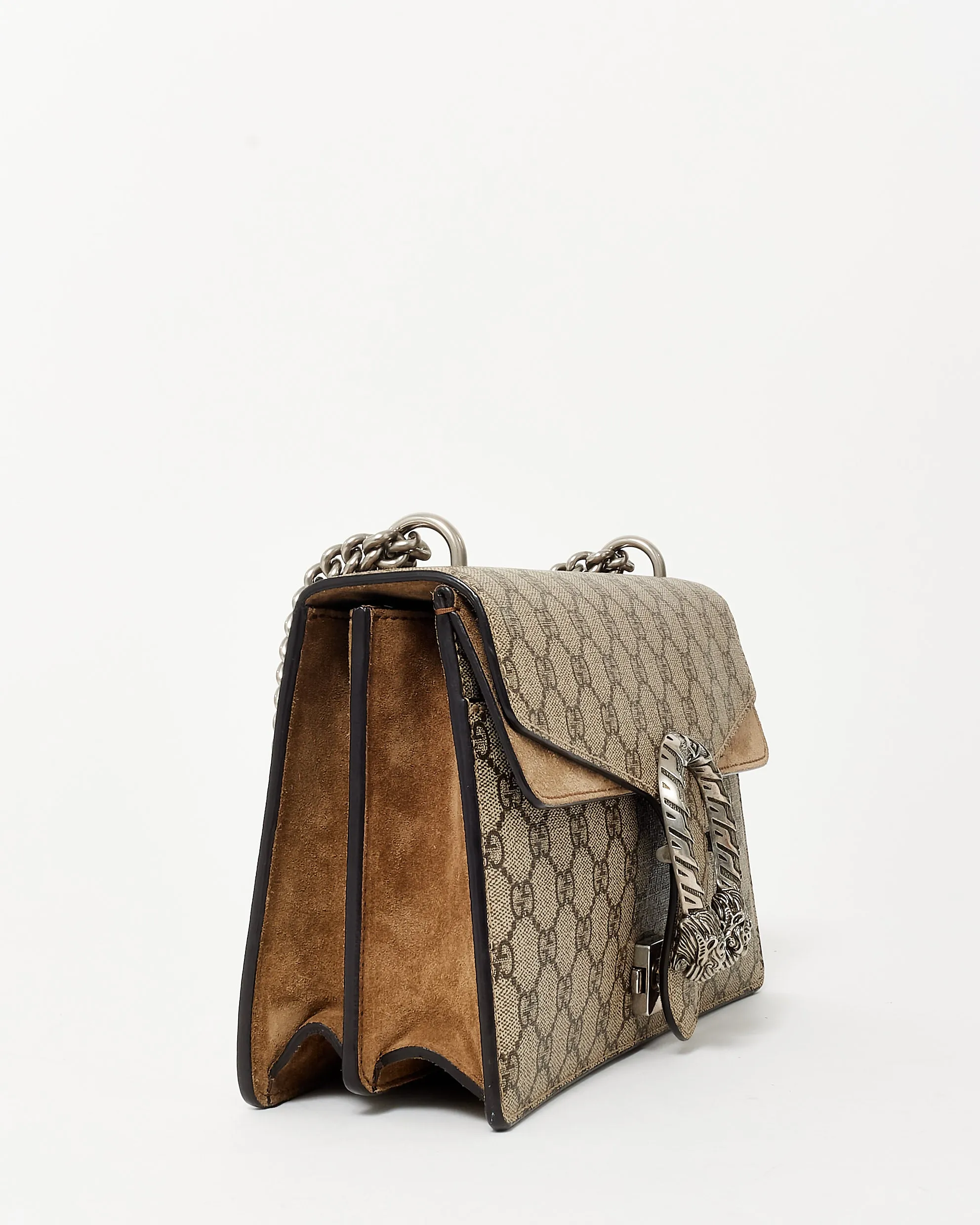 Gucci Monogram Coated Canvas Small Dionysus Shoulder Bag