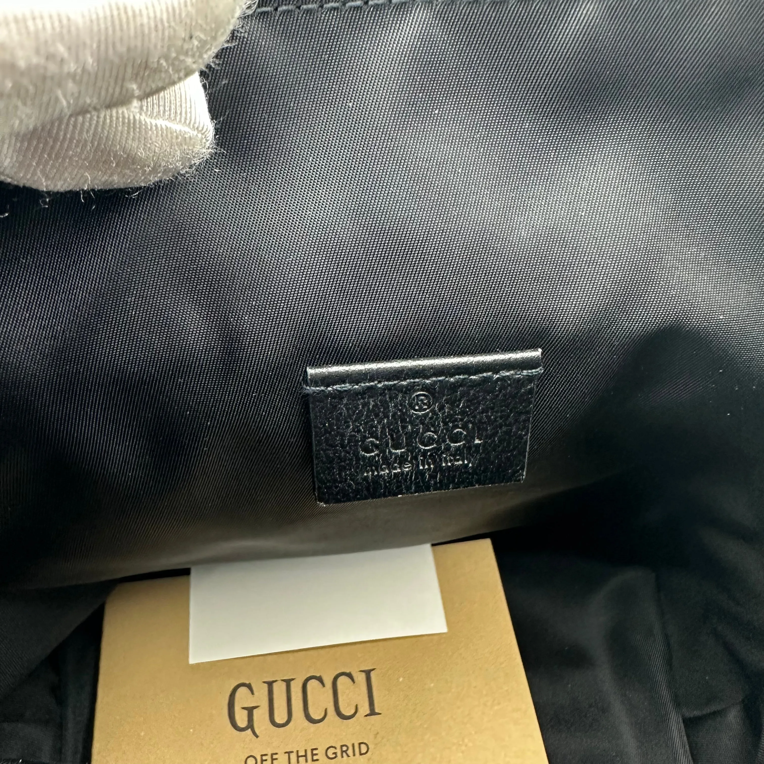 Gucci Off the Grid GG Nylon Messenger Bag in Black