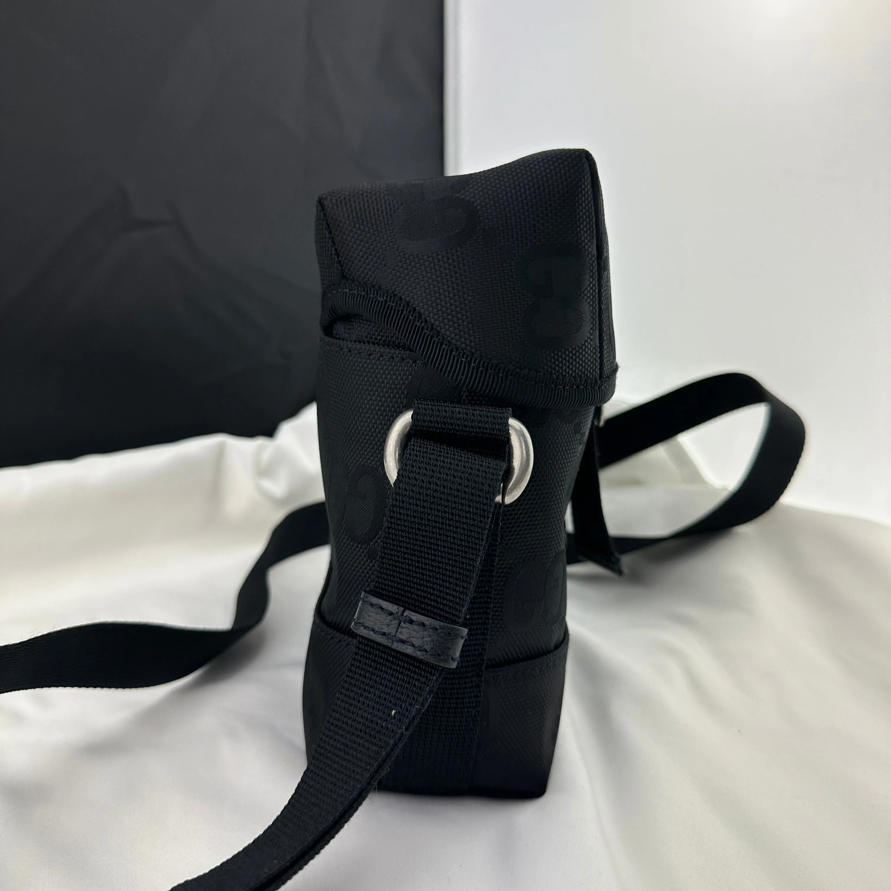 Gucci Off the Grid GG Nylon Messenger Bag in Black