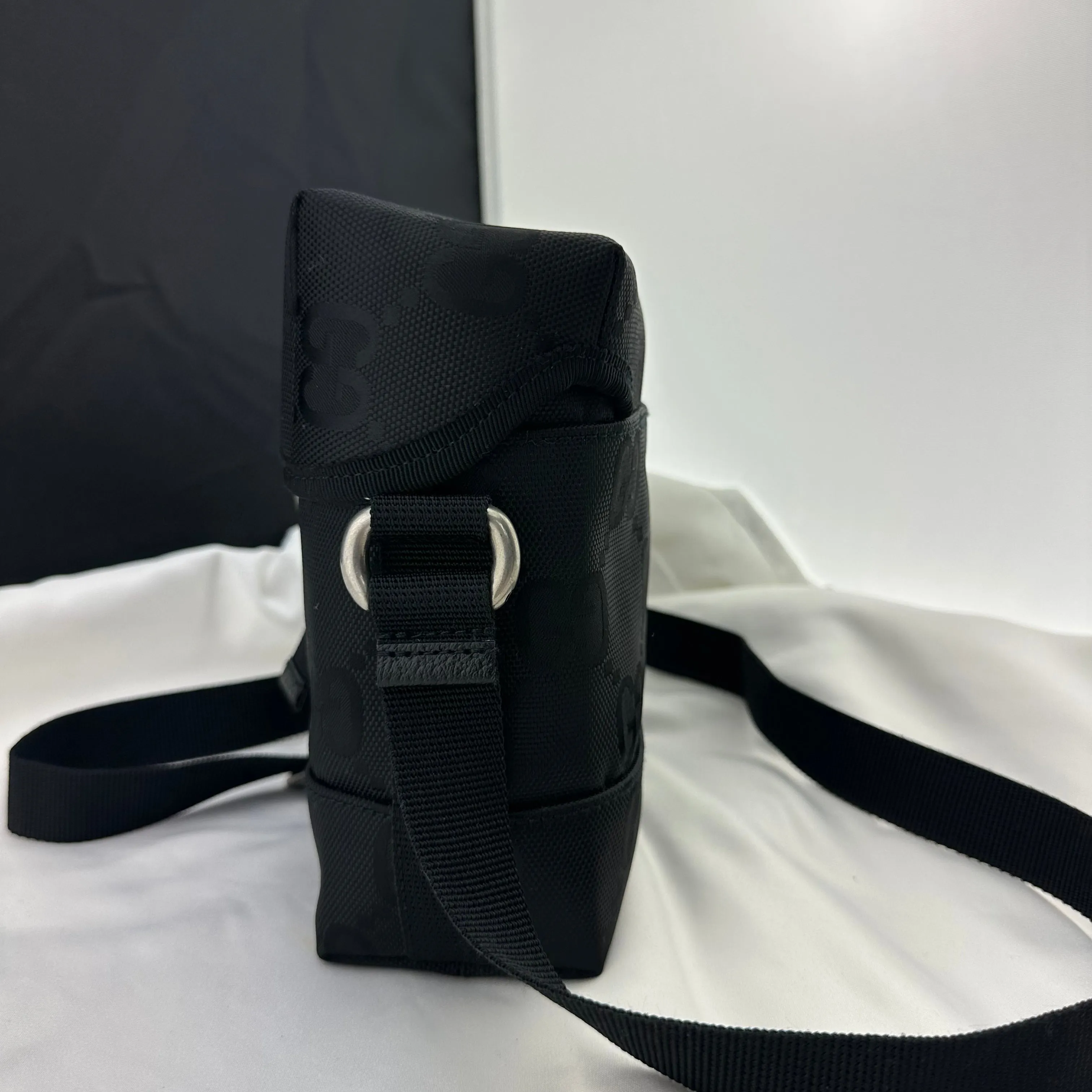 Gucci Off the Grid GG Nylon Messenger Bag in Black
