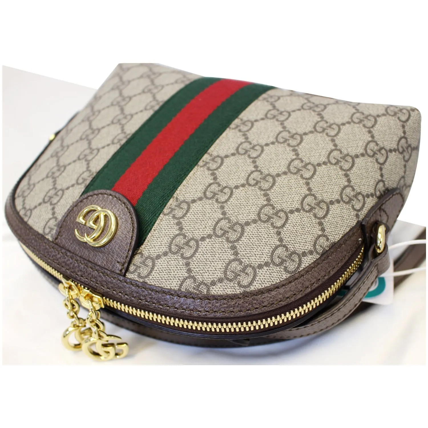 GUCCI Ophidia GG Supreme Monogram Web Shoulder Crossbody Bag