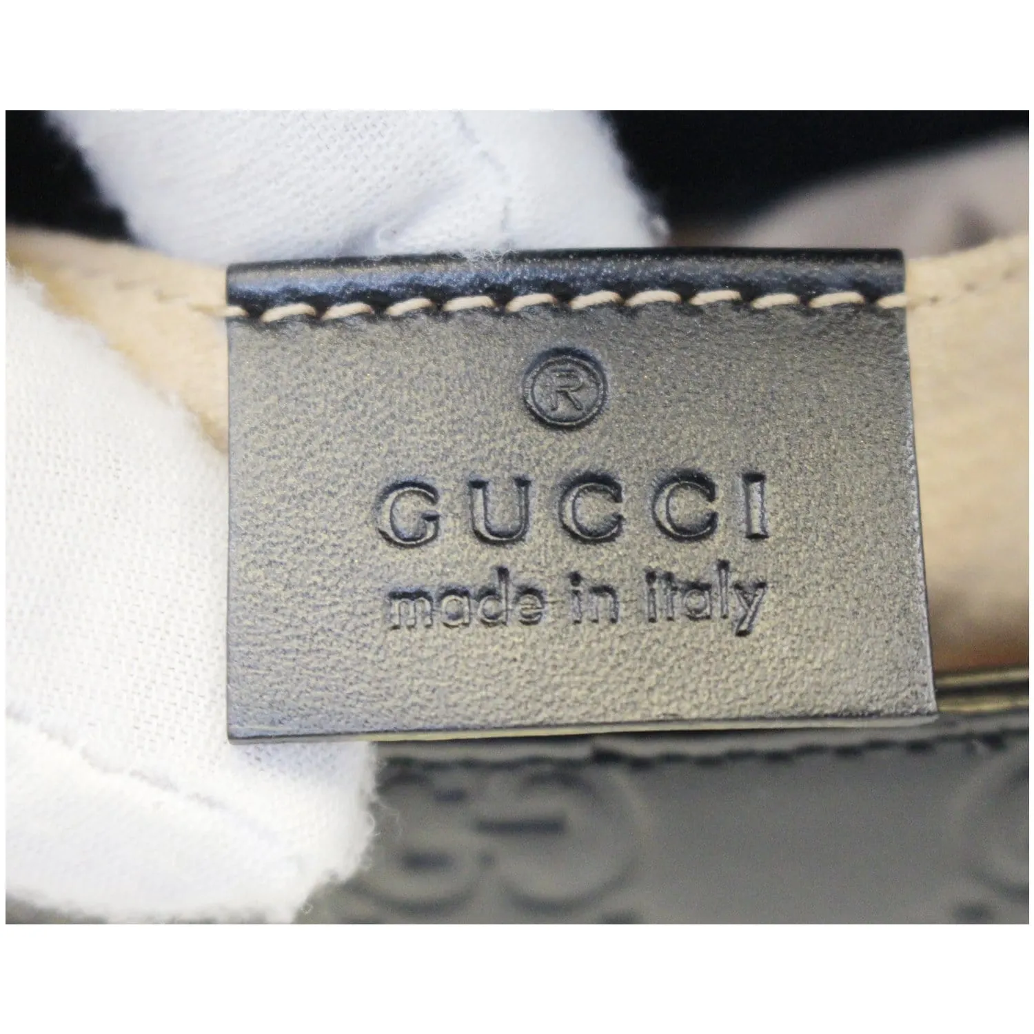 GUCCI Padlock GG Guccissima Signature Leather Shoulder Bag 453189