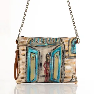 HAND PAINTED LEBANESE DOOR CROSSBAG
