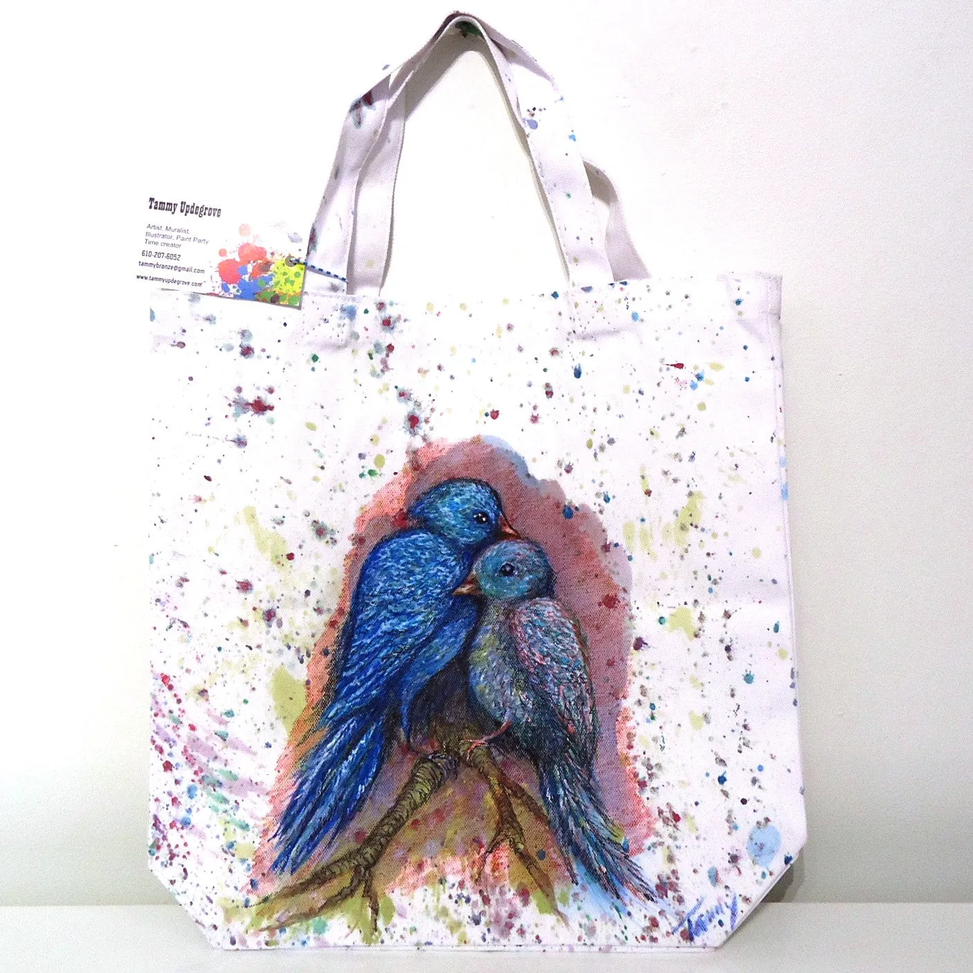 Hand Painted Tote Bag