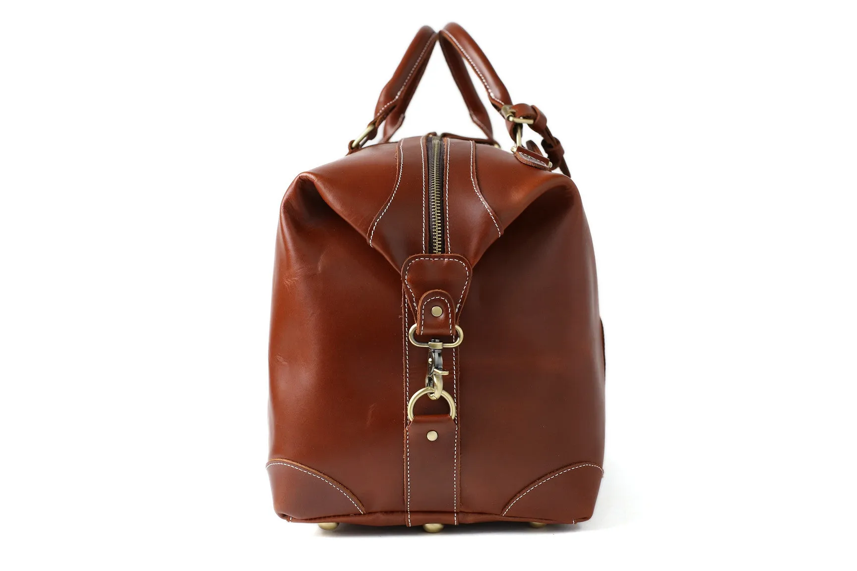 Handmade Leather Travel Bag, Mens Leather Duffle Bags, Gym Bags