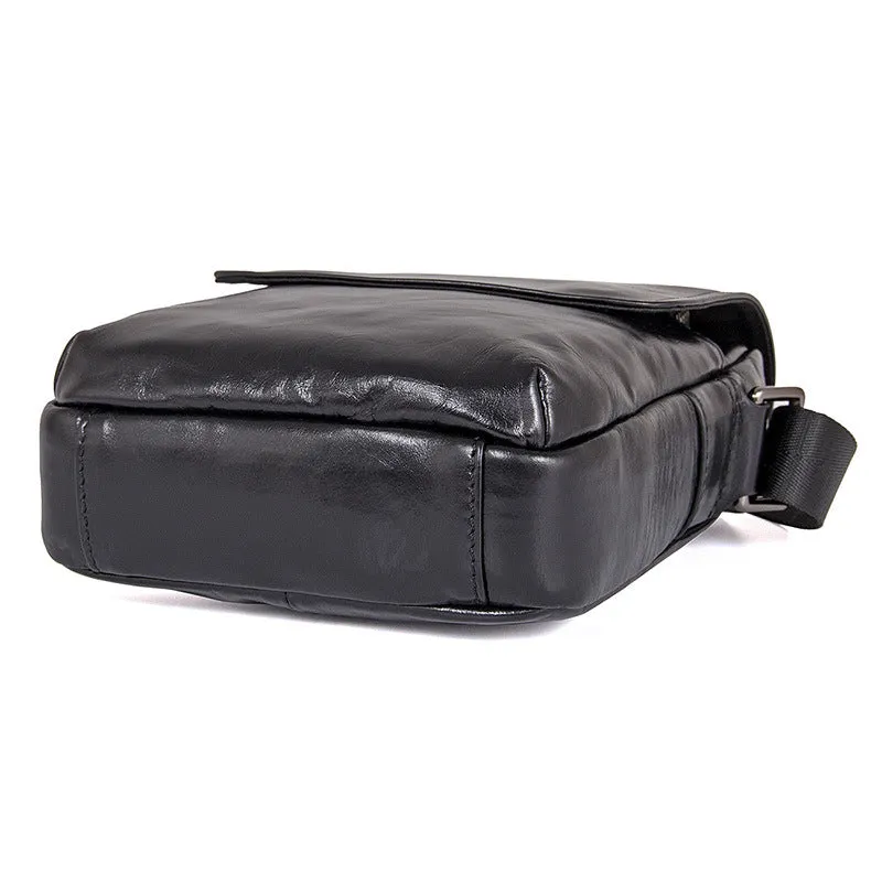 Handmade Messenger Bags Men's Shoulder Bag Vintage Leather Satchel Bag