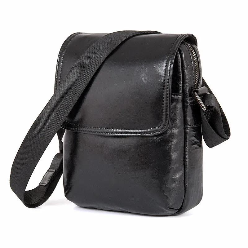 Handmade Messenger Bags Men's Shoulder Bag Vintage Leather Satchel Bag