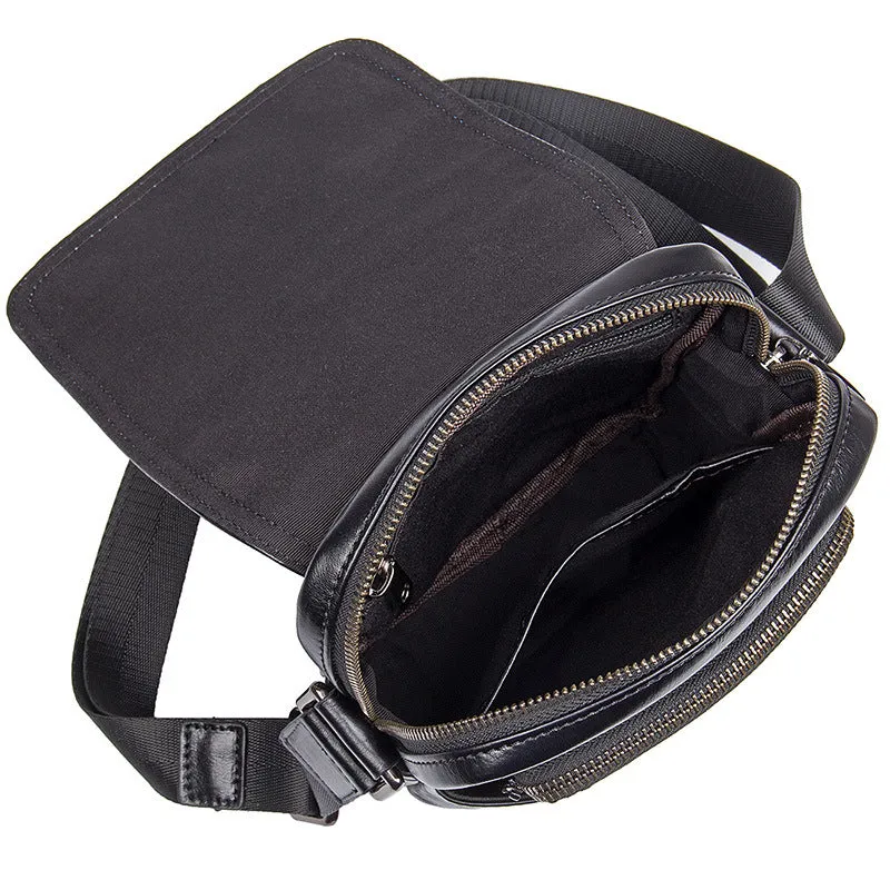 Handmade Messenger Bags Men's Shoulder Bag Vintage Leather Satchel Bag