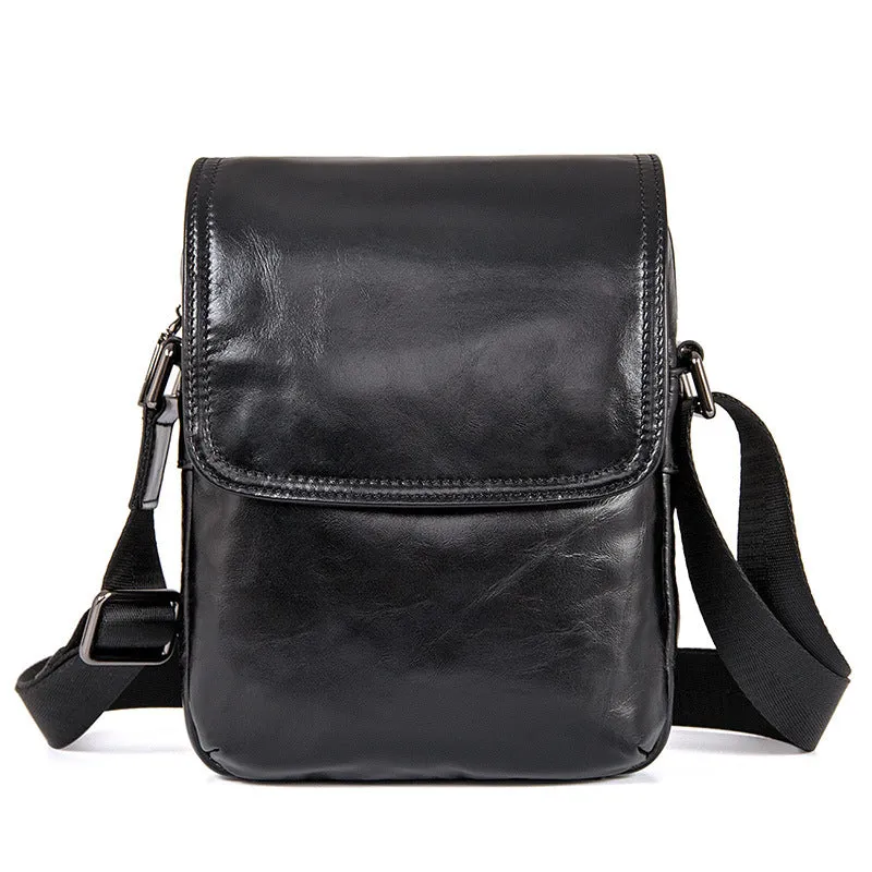 Handmade Messenger Bags Men's Shoulder Bag Vintage Leather Satchel Bag