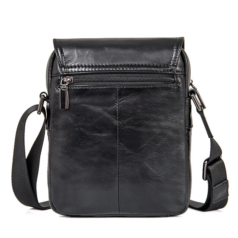 Handmade Messenger Bags Men's Shoulder Bag Vintage Leather Satchel Bag