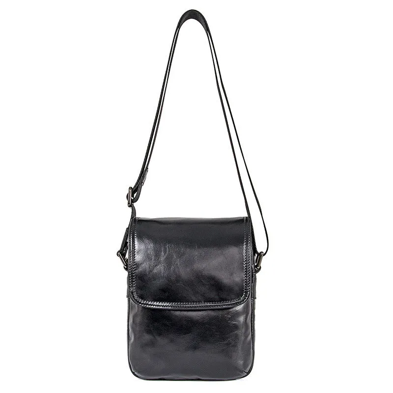 Handmade Messenger Bags Men's Shoulder Bag Vintage Leather Satchel Bag