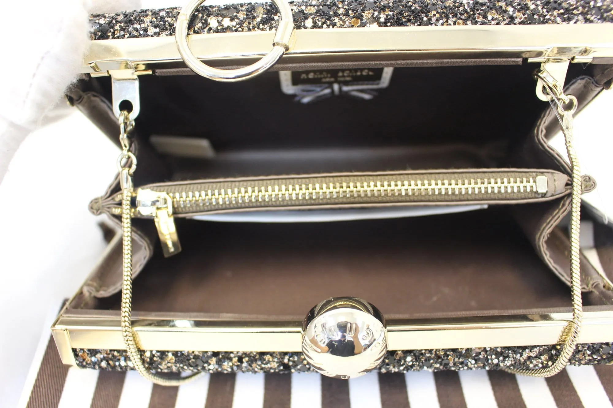 HENRI BENDEL Fliplock Party Box Clutch Crossbody Bag - Sale