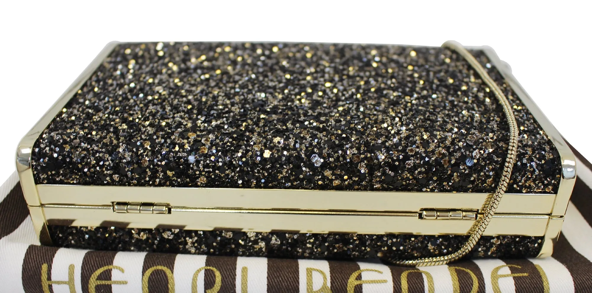 HENRI BENDEL Fliplock Party Box Clutch Crossbody Bag - Sale