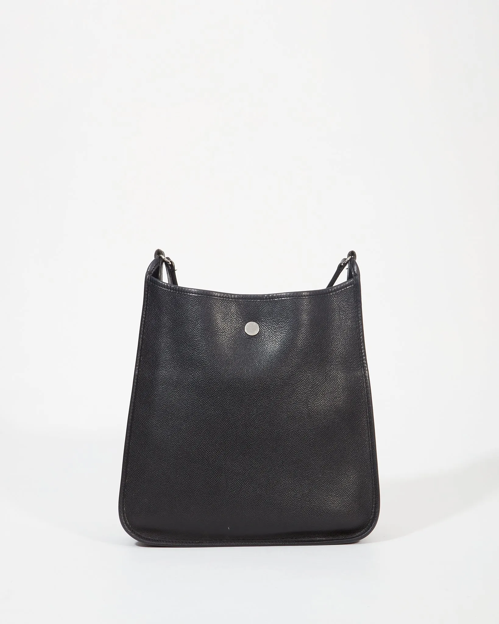 Hermes Black Epsom Leather Vespa PM Crossbody Bag