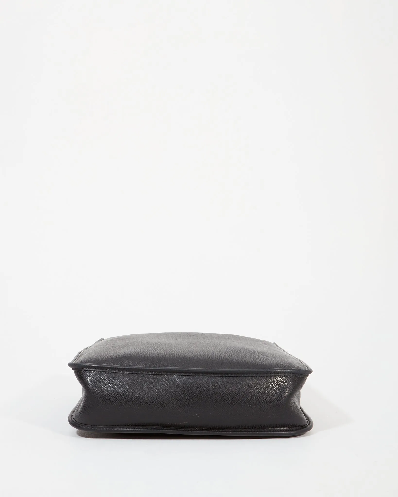 Hermes Black Epsom Leather Vespa PM Crossbody Bag