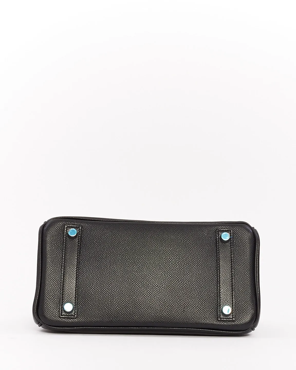 Hermès Black Epsom Leather Birkin 25 with Palladium Hardware