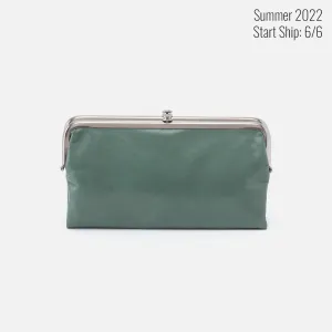 Hobo Lauren Clutch Wallet- Sage Leaf