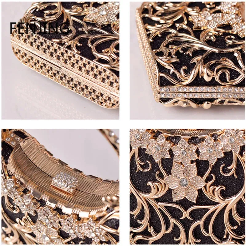 Hollow Out Metal Hand Bag