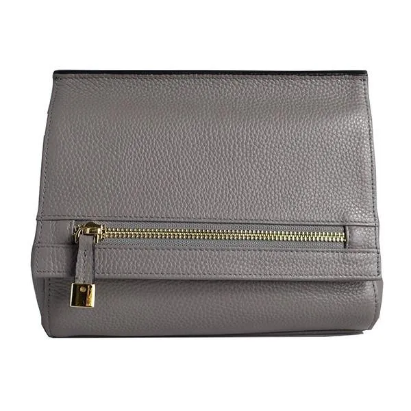 Hunters Hill | Grey Crossbody Leather Bag