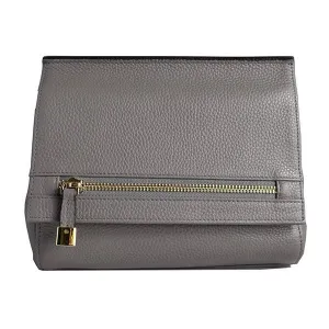 Hunters Hill | Grey Crossbody Leather Bag