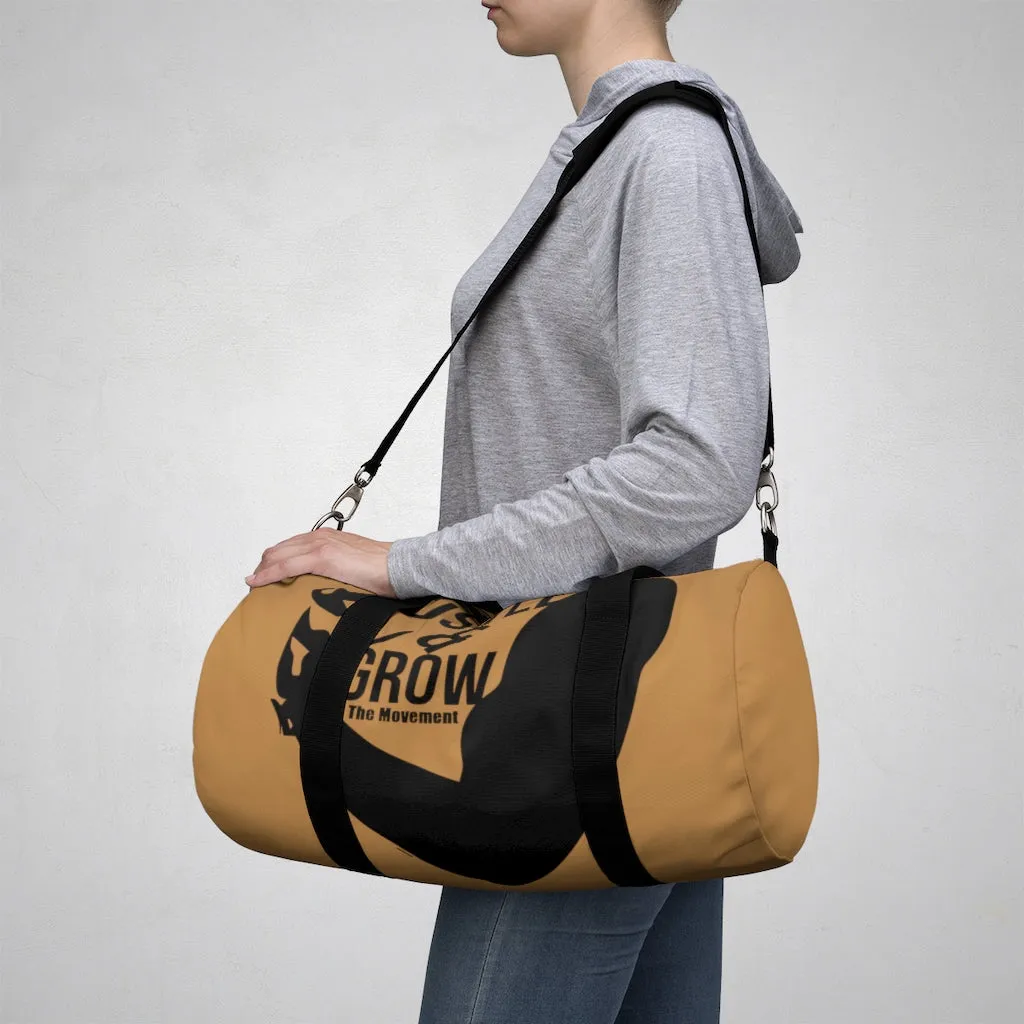 Hustle & Grow Gym Bag (Gold/Black)