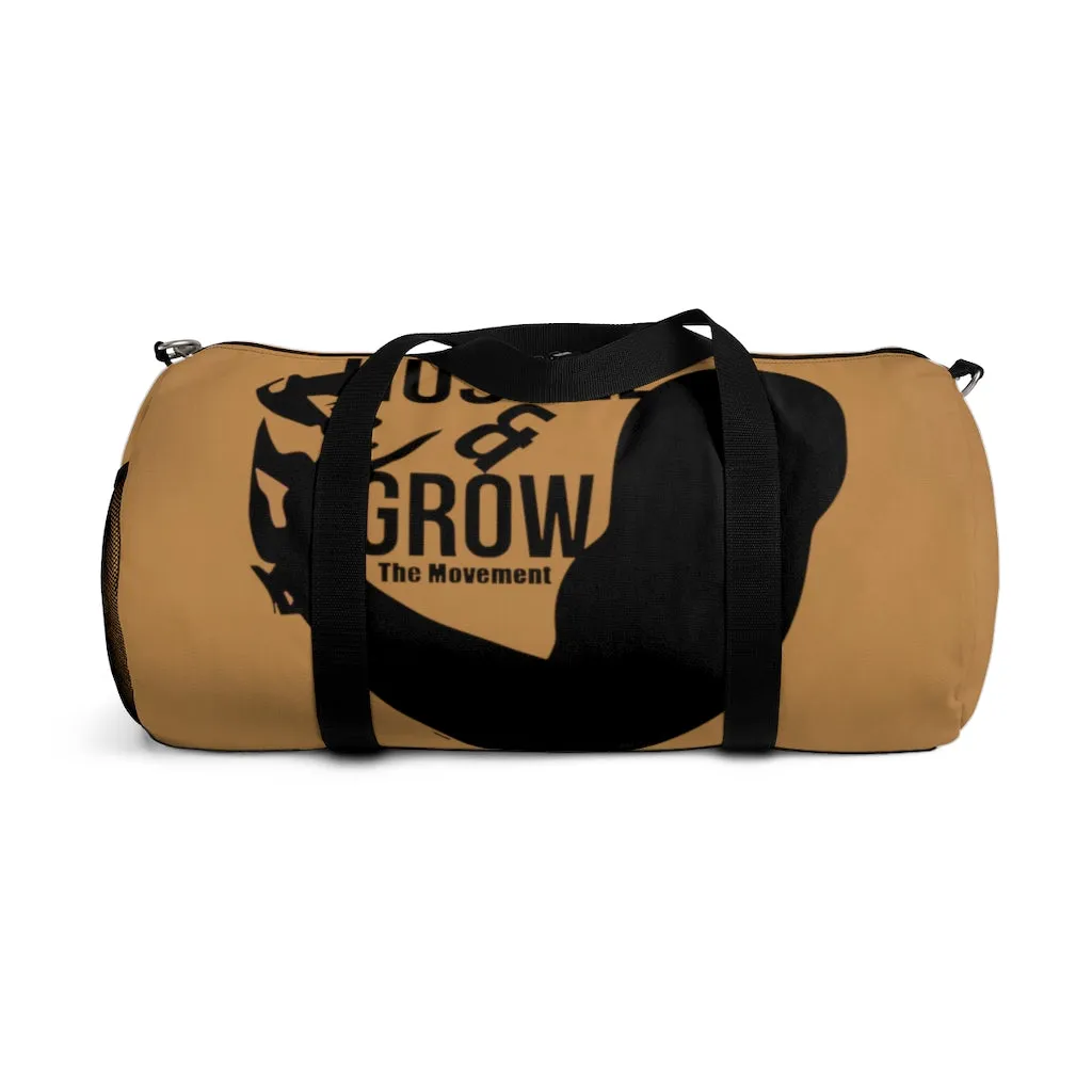 Hustle & Grow Gym Bag (Gold/Black)