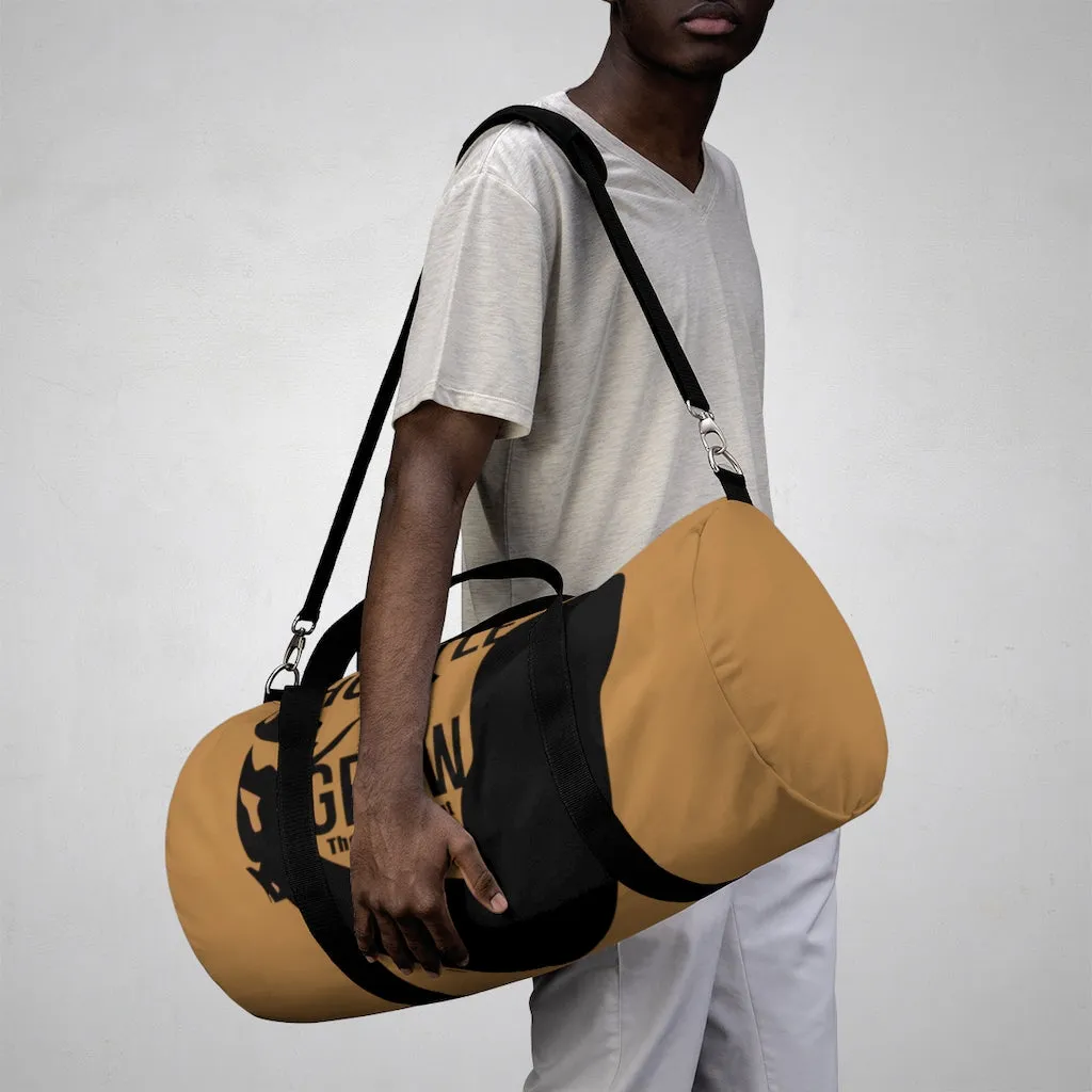 Hustle & Grow Gym Bag (Gold/Black)