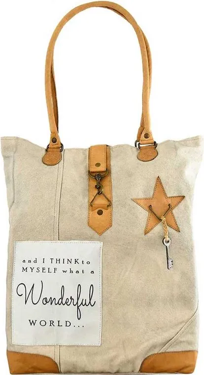 I Think To Myself Canvas Tote