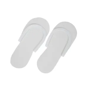 Ikonna Slip-Resistant Pedi Slippers - White / 12 pair