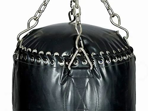 Invincible Classic Vinyl Never Tear Boxing Bag Black 150CM 45 KG