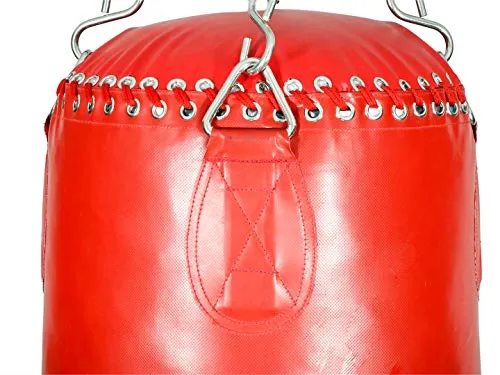 Invincible Classic Vinyl Never Tear Boxing Bag Red 180CM 55 KG