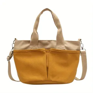 Isabel | Stylish Canvas Tote Shoulder Bag