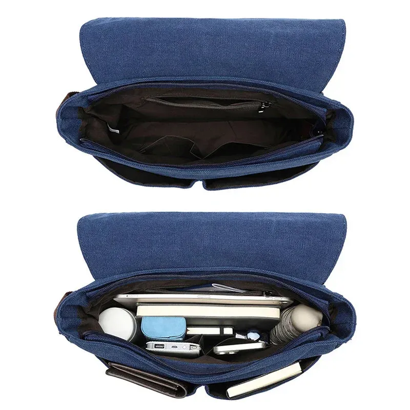 Israel | Men's Vintage Canvas Crossbody Messenger Bag