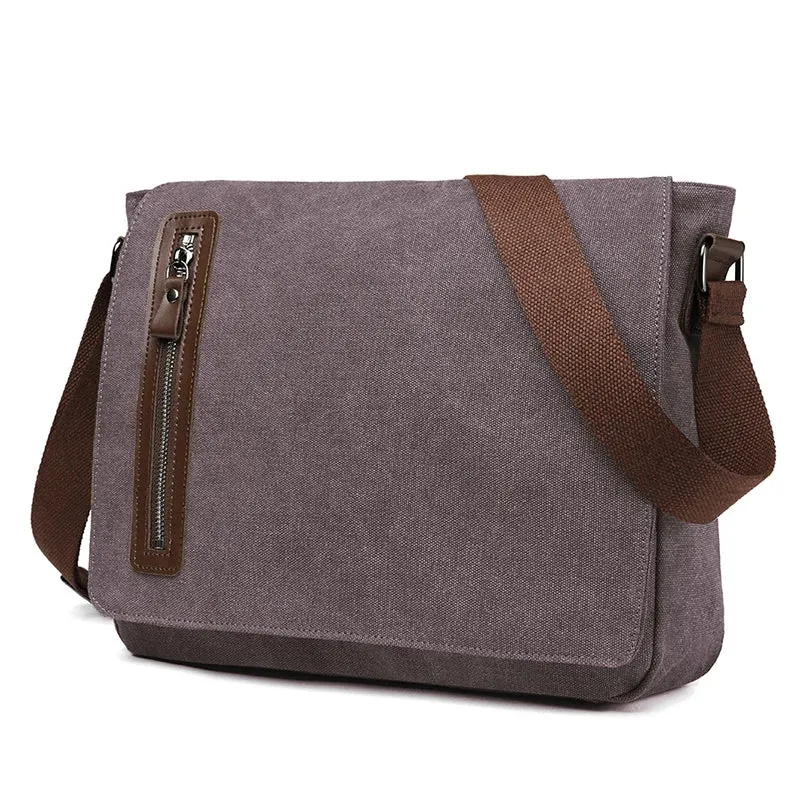 Israel | Men's Vintage Canvas Crossbody Messenger Bag