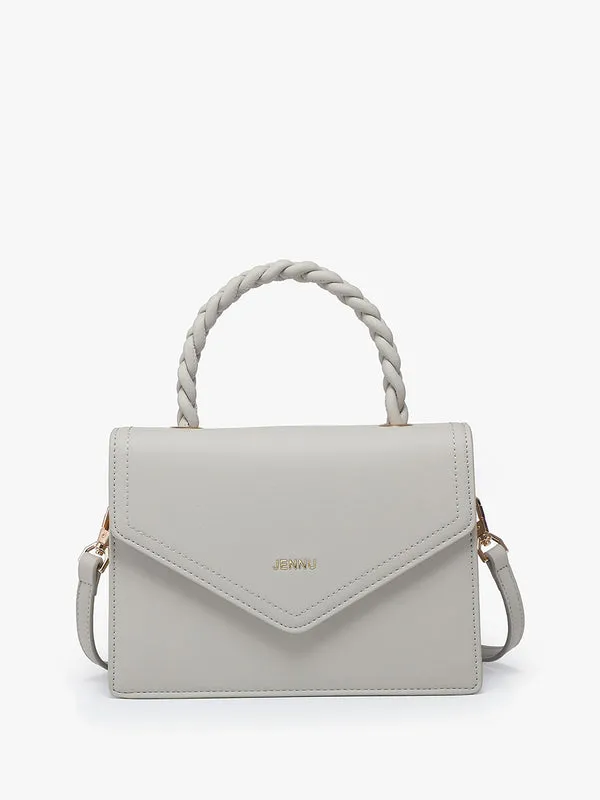 Jen & Co Cairo Braided Flapover Crossbody/Clutch