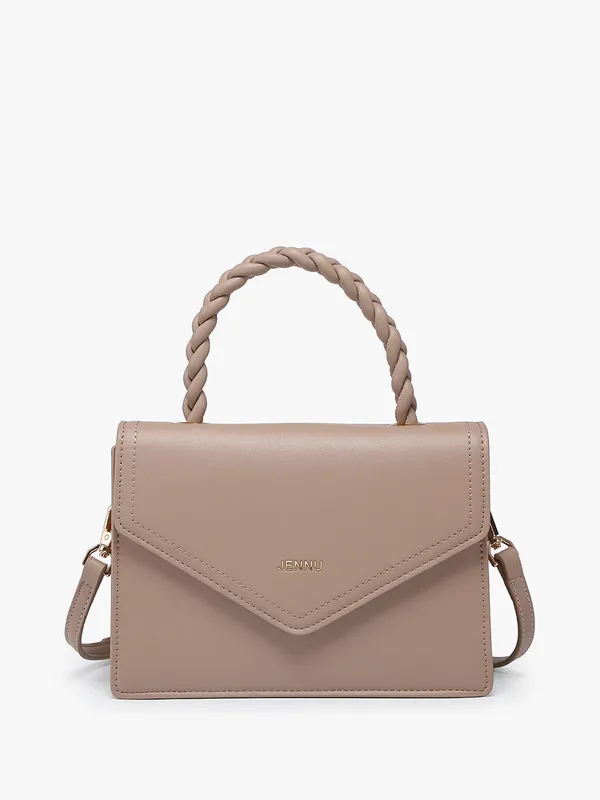 Jen & Co Cairo Braided Flapover Crossbody/Clutch